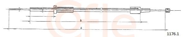 COFLE 92.1176.1 Bonnet Cable