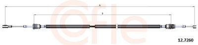 Cable Pull, manual transmission COFLE 92.12.7260