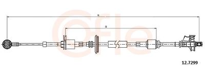 Cable Pull, manual transmission COFLE 92.12.7299