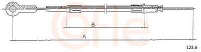 Accelerator Cable COFLE 92.123.6