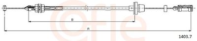 Accelerator Cable COFLE 92.1403.7