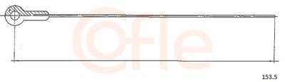 Accelerator Cable COFLE 92.153.5
