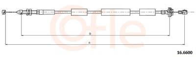 Accelerator Cable COFLE 92.16.6600
