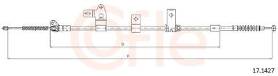 Cable Pull, parking brake COFLE 92.17.1427