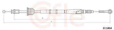 Cable Pull, parking brake COFLE 92.17.1454
