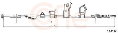 Cable Pull, parking brake COFLE 92.17.4117