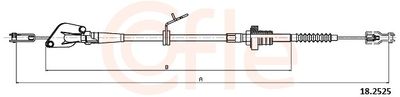 Cable Pull, clutch control COFLE 92.18.2525