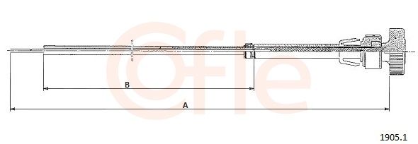 COFLE 92.1905.1 Cable, starter