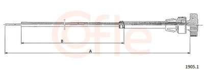 Cable, starter COFLE 92.1905.1