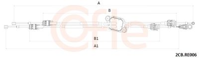 Cable Pull, manual transmission COFLE 92.2CB.RE006