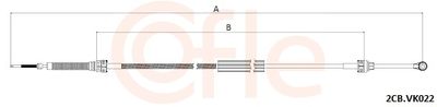 Cable Pull, manual transmission COFLE 92.2CB.VK022