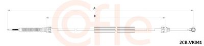Cable Pull, manual transmission COFLE 92.2CB.VK041