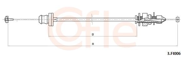 COFLE 92.3.FI006 Accelerator Cable