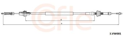 Accelerator Cable COFLE 92.3.VK001