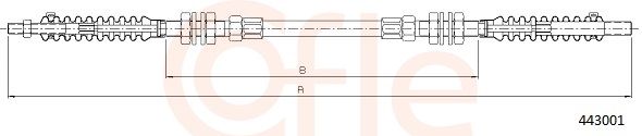 COFLE 92.443001 Accelerator Cable