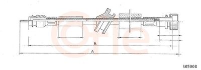 Speedometer Cable COFLE 92.S05008