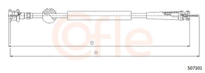 Speedometer Cable COFLE 92.S07101