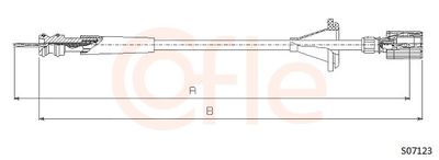Speedometer Cable COFLE 92.S07123