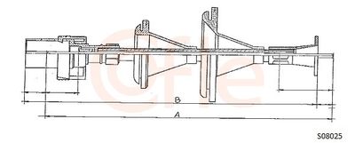 Speedometer Cable COFLE 92.S08025