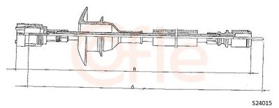 Speedometer Cable COFLE 92.S24015