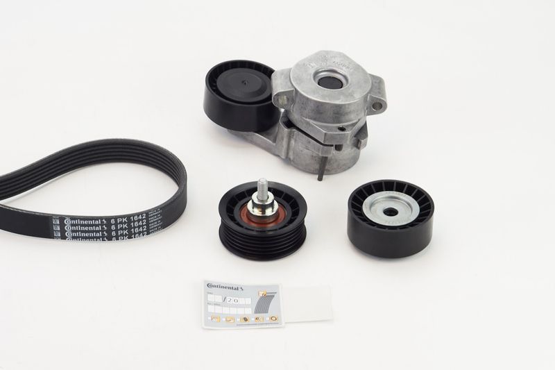 CONTINENTAL CTAM 6PK1642K4 V-Ribbed Belt Set