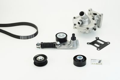 Water Pump + V-Ribbed Belt Kit CONTINENTAL CTAM 6PK1642WP2
