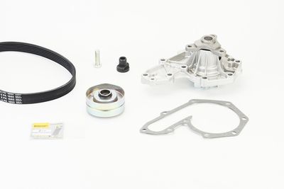 Water Pump + V-Ribbed Belt Kit CONTINENTAL CTAM 6PK1660WP1