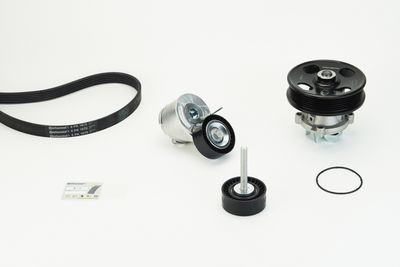 Water Pump + V-Ribbed Belt Kit CONTINENTAL CTAM 6PK1670WP1