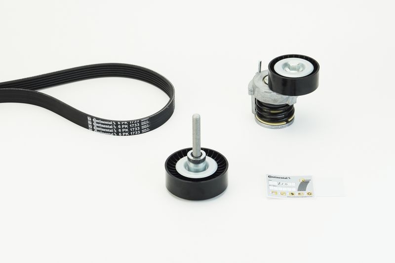 CONTINENTAL CTAM 6PK1733K3 V-Ribbed Belt Set