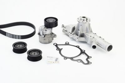 Water Pump + V-Ribbed Belt Kit CONTINENTAL CTAM 6PK2260WP2
