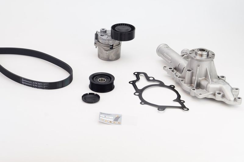 CONTINENTAL CTAM 6PK2271WP1 Water Pump + V-Ribbed Belt Kit