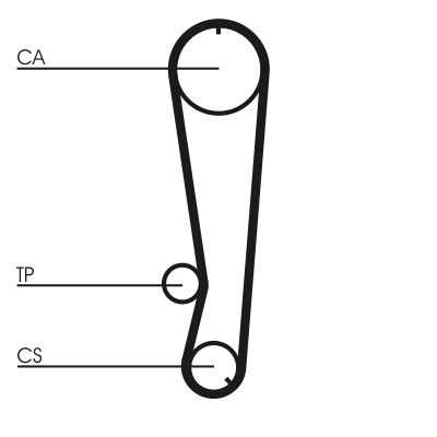 Timing Belt Kit CONTINENTAL CTAM CT569K1