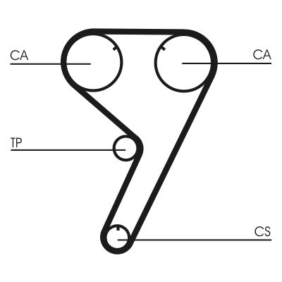CONTINENTAL CTAM CT608 Timing Belt