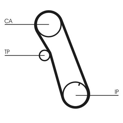 CONTINENTAL CTAM CT616 Timing Belt