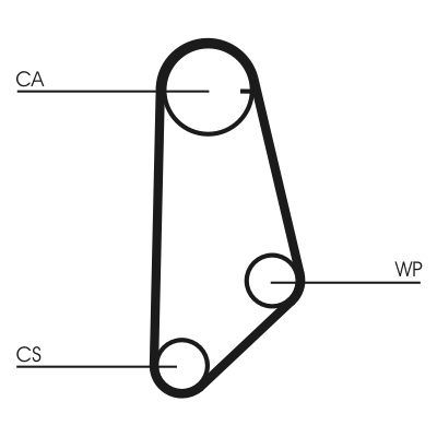 Timing Belt CONTINENTAL CTAM CT635