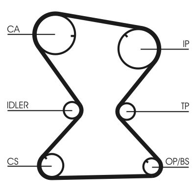 CONTINENTAL CTAM CT842K1 Timing Belt Kit