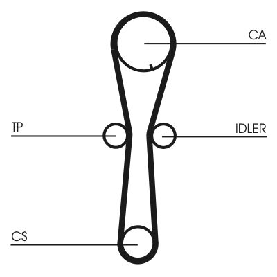 CONTINENTAL CTAM CT954K1 Timing Belt Kit