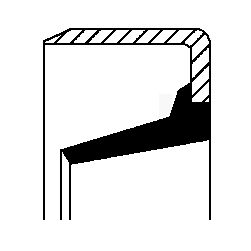 CORTECO 01002259B Shaft Seal, speedometer drive