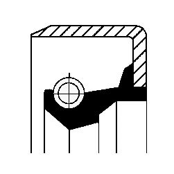 CORTECO 01002604B Shaft Seal, manual transmission