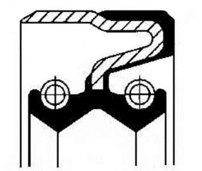 Shaft Seal, transfer case CORTECO 01018315B