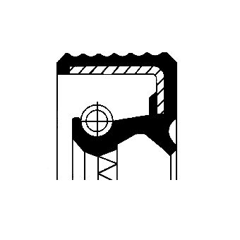 CORTECO 01027964B Shaft Seal, manual transmission