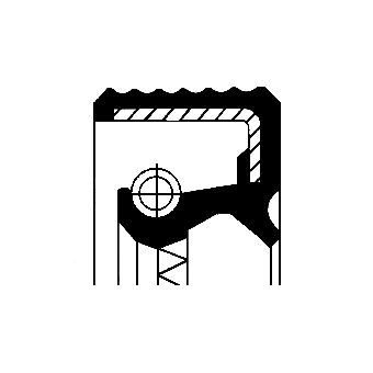 CORTECO 01034076B Shaft Seal, manual transmission