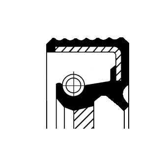 Shaft Seal, manual transmission CORTECO 01034079B