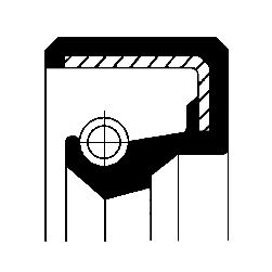CORTECO 12000017B Shaft Seal, water pump shaft