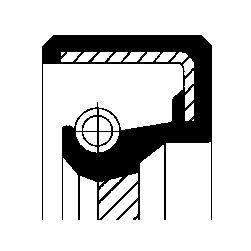 CORTECO 12010671B Shaft Seal, manual transmission