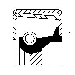 CORTECO 12011394B Shaft Seal, manual transmission