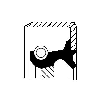 CORTECO 12011454B Shaft Seal, manual transmission