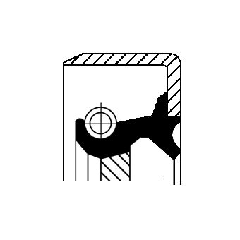 CORTECO 12012432B Shaft Seal, crankshaft