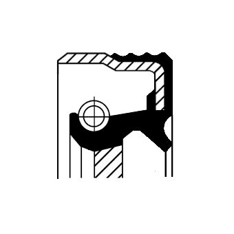 Shaft Seal, crankshaft CORTECO 12012560B