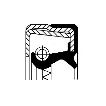 CORTECO 12014601B Shaft Seal, wheel hub